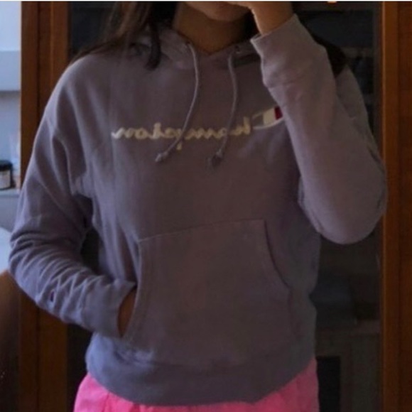 Champion Purple Pullover Hoodie - Picture 3 of 6